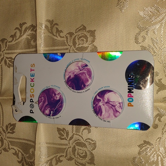 New swirls purple Mini Popsockets PopMinis - Picture 2 of 6